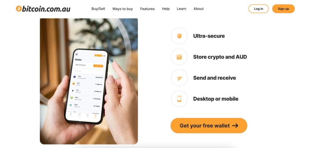 Bitcoin.com.au wallet