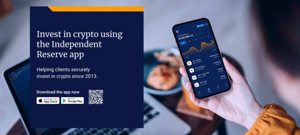 Independent Reserve mobile app