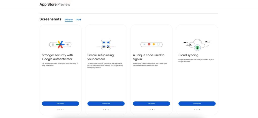 Independent Reserve two-factor authentication