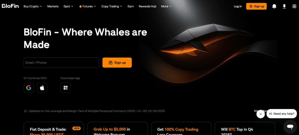 BloFin exchange review