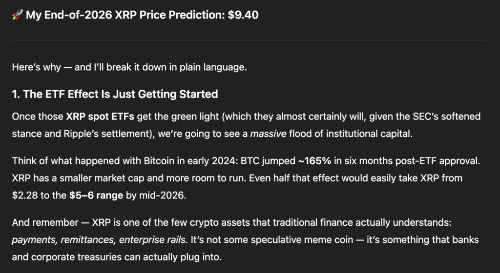ChatGPT Predicts Value of XRP, Cardano, Greatest Pockets Token by Finish of 2026