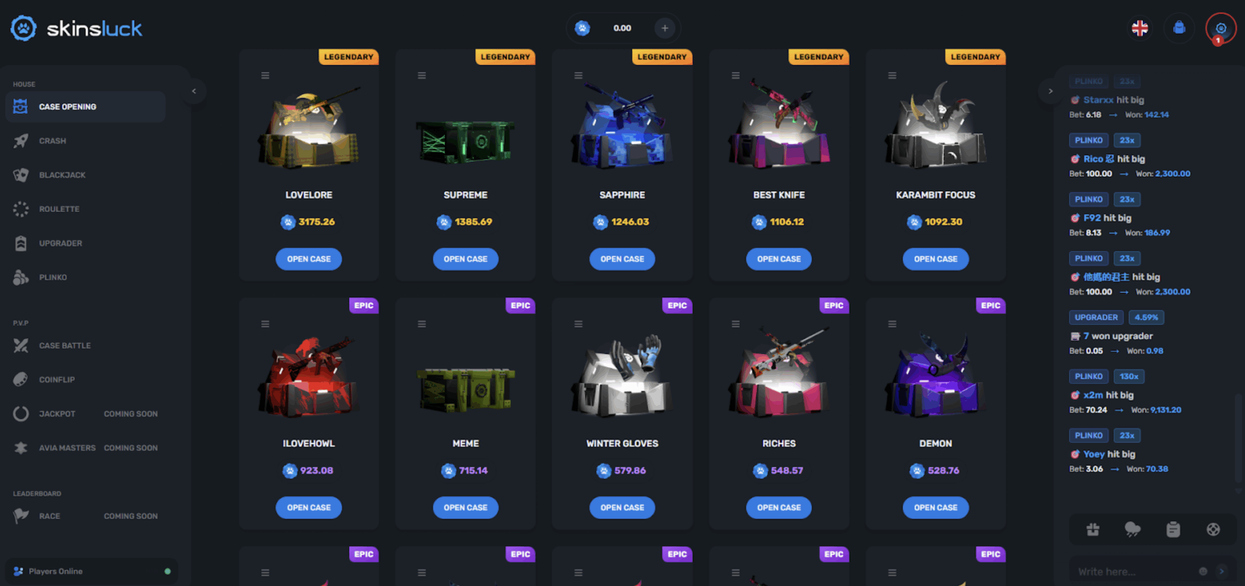 Best CS:GO Case Opening Sites With the Highest Chance of Pulling Rare Skins