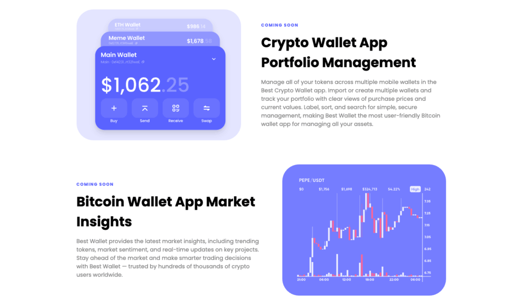 Best Wallet app features next crypto to explode