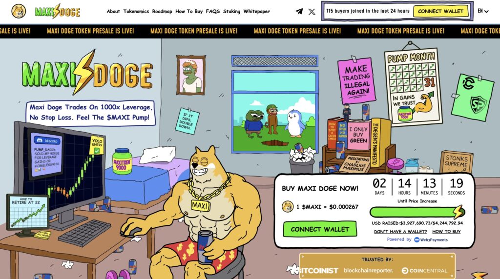Maxi Doge Crypto Presale