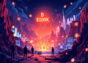 Bitcoin $100K trending cryptos
