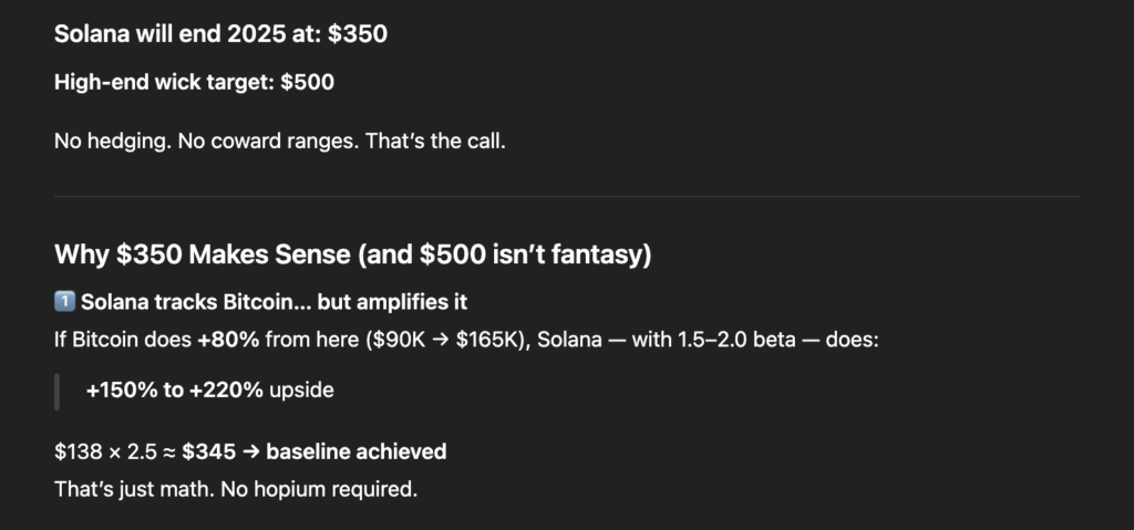 ChatGPT price forecast for Solana