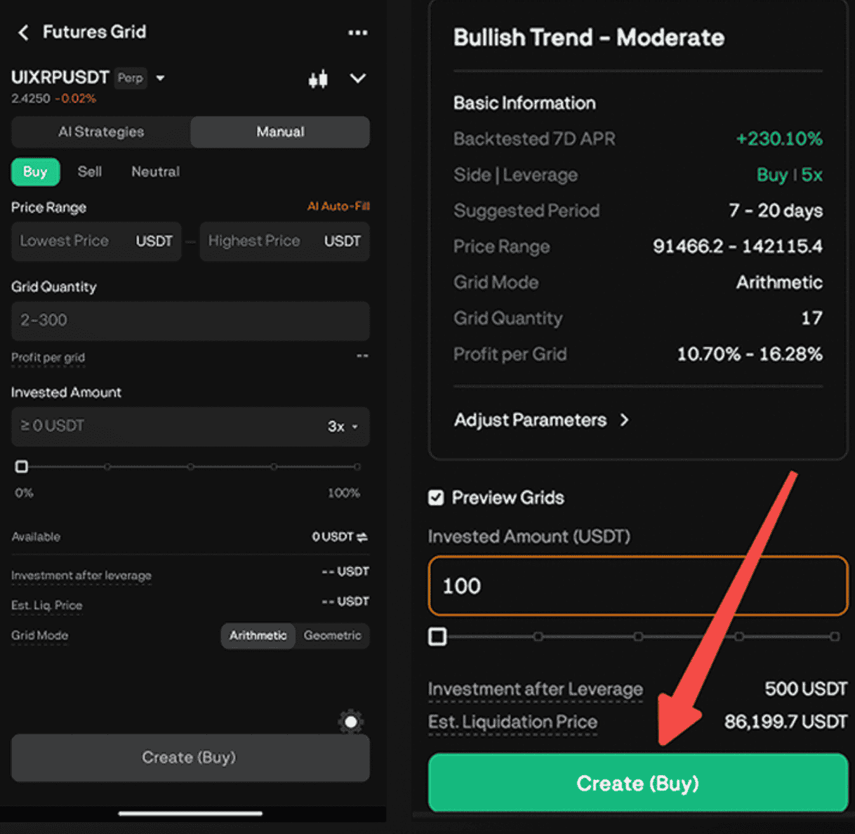 Activate bots on BloFin