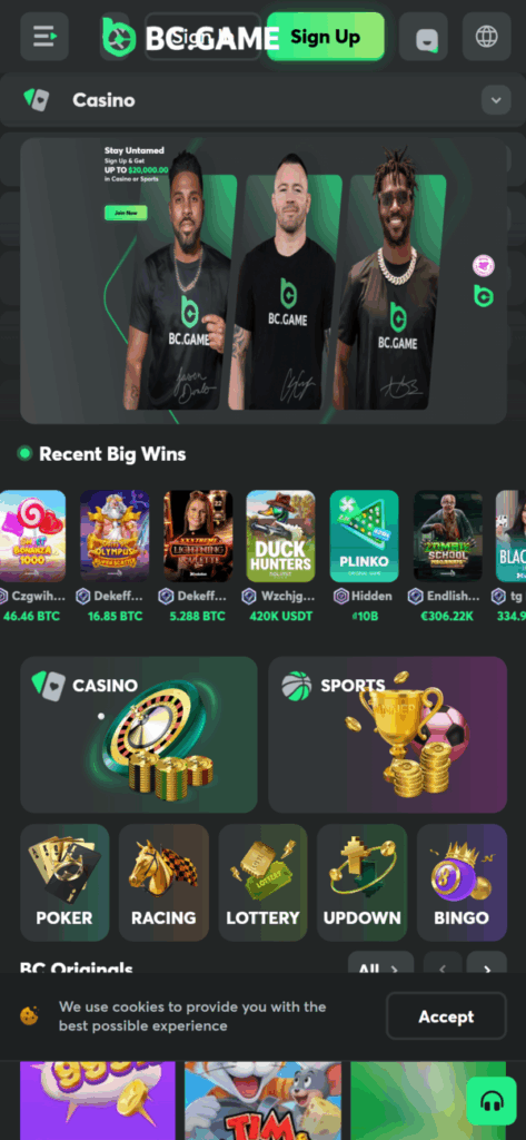BC.Game Telegram Casino