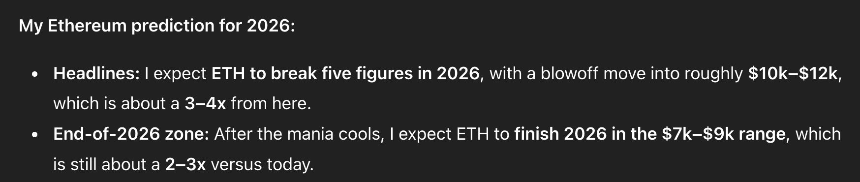 Ethereum ChatGPT Prediction