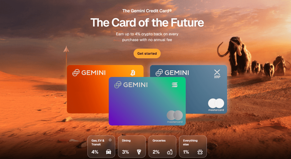 Gemini Crypto Credit Card