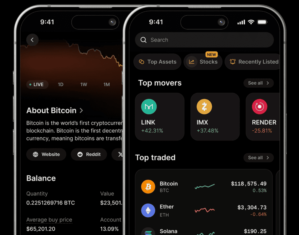 Gemini Crypto Exchange Mobile App