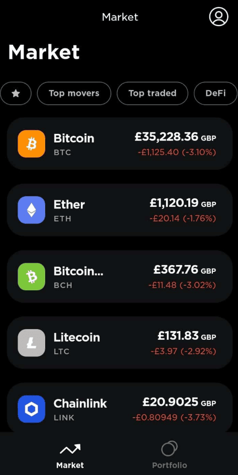 Make a Trade on Gemini Mobile App