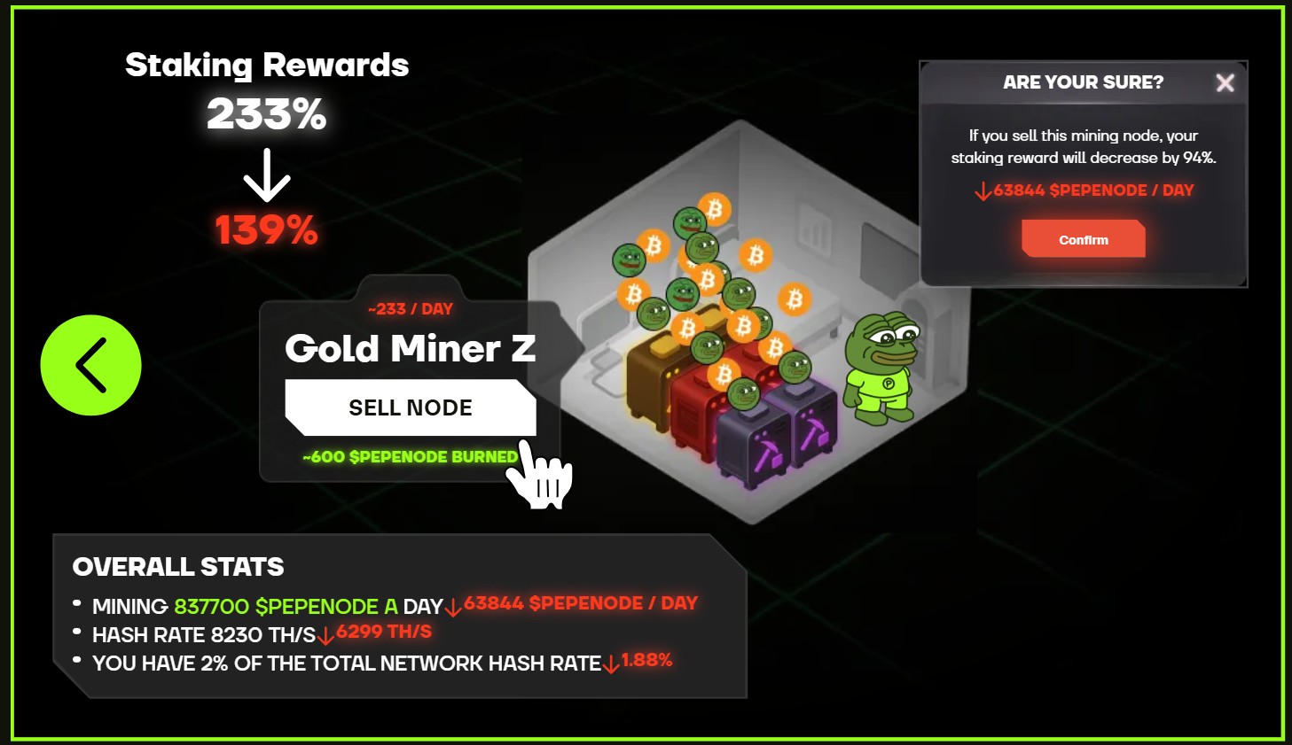 Pepenode gaming play