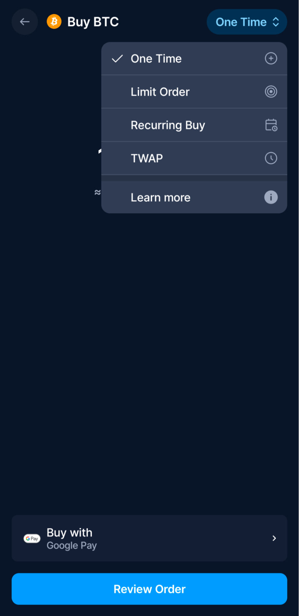 Place your first trade
