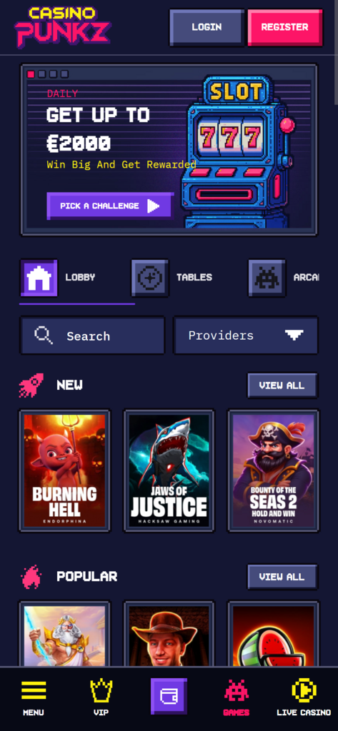 casinopunkz mobile