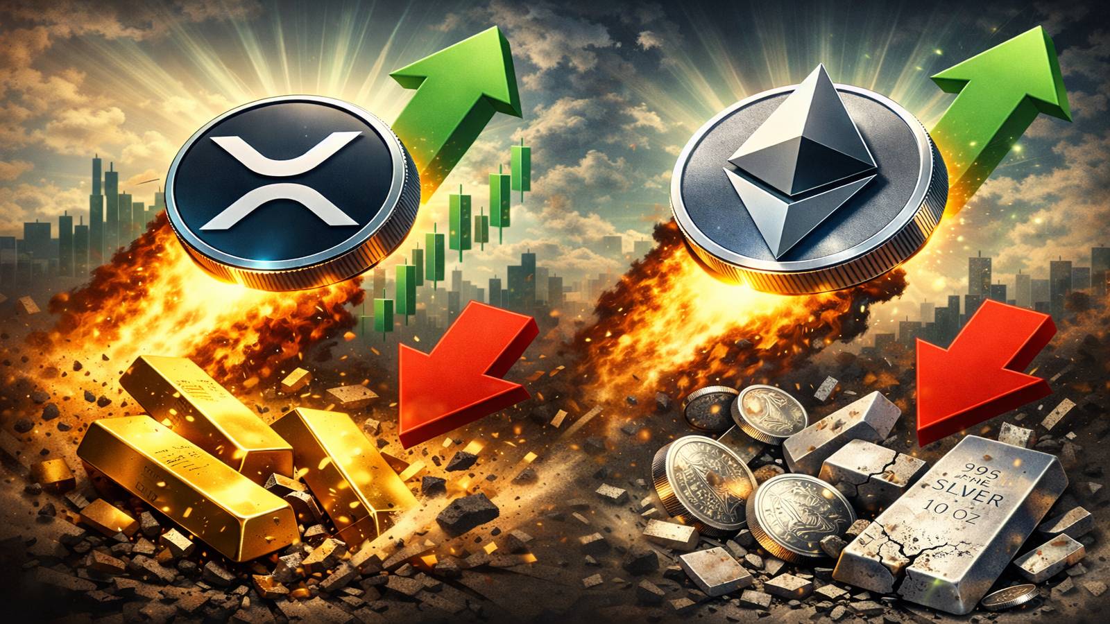 Greatest Crypto To Purchase Now? Whales Purchase Ethereum, XRP As Gold, Silver Costs Pull Again Greatest Crypto To Purchase Now? Whales Purchase Ethereum, XRP As Gold, Silver Costs Pull Again