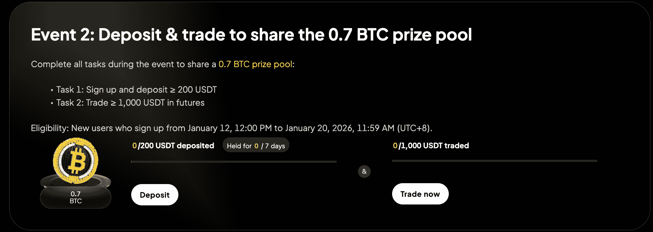 Event 2: WEEX competition