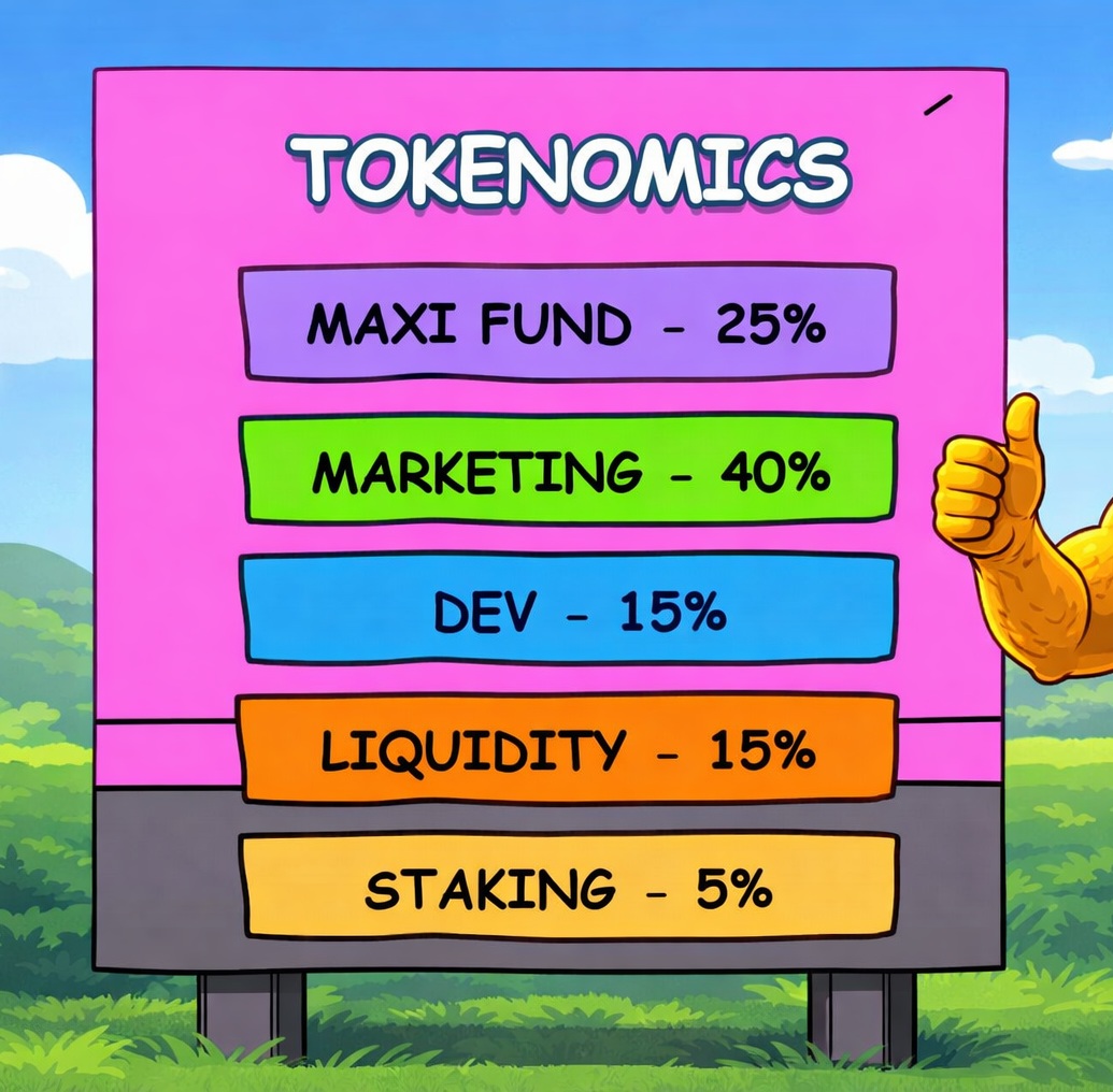 Tokenomics Maxi Doge