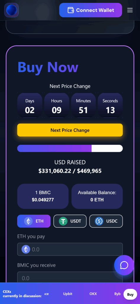 bmic presale