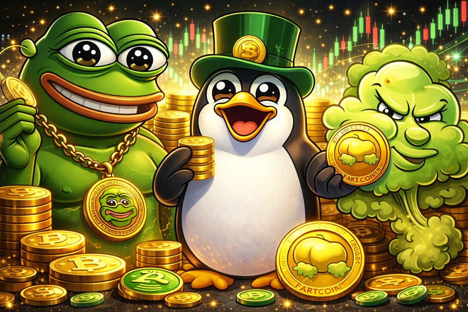 Finest Meme Cash To Purchase: Pepe and Pudgy Penguins On Verge Of Huge Breakouts Finest Meme Cash To Purchase: Pepe and Pudgy Penguins On Verge Of Huge Breakouts