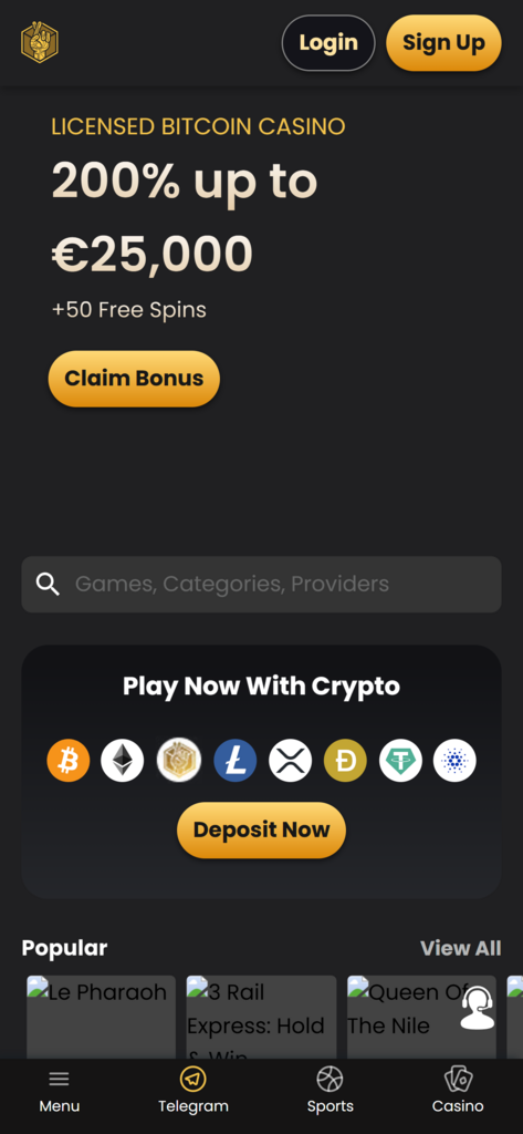 lucky block welcome bonus 200% up to 25,000 eur