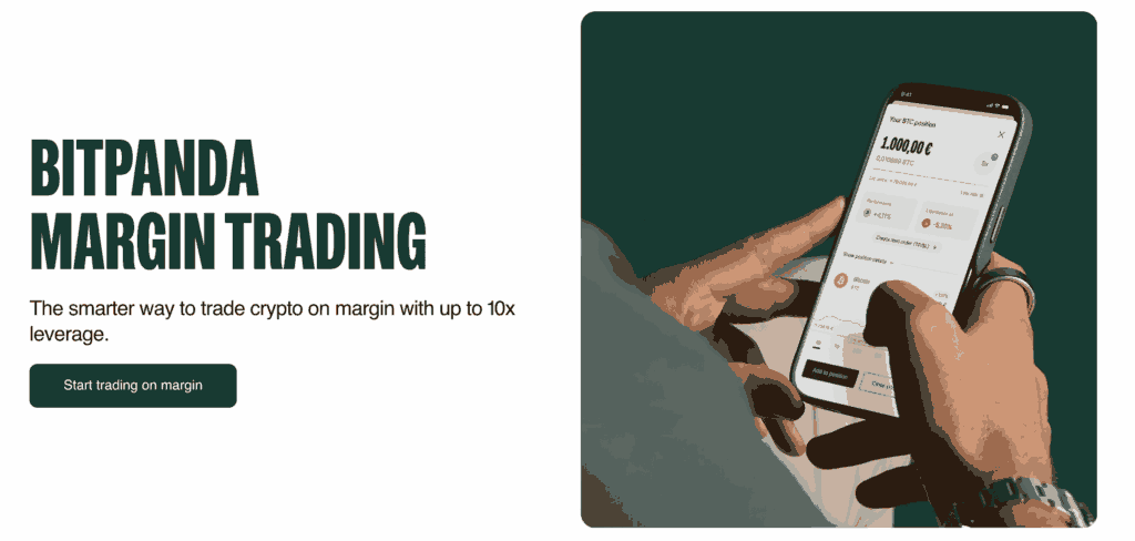 Bitpanda homepage