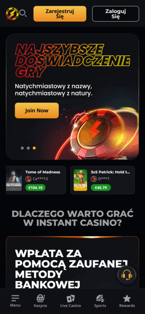 instant casino