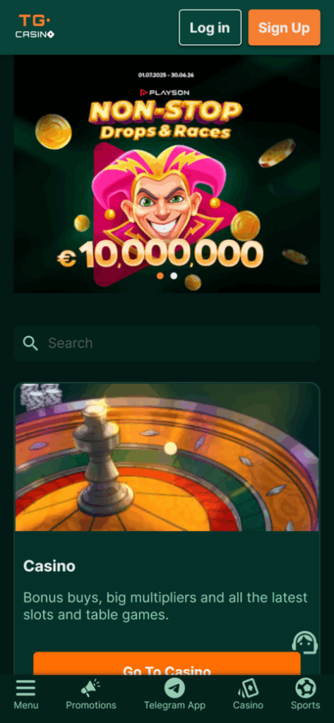 tg casino