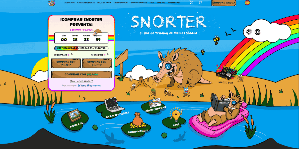 Snorter, un bot de trading de memecoins 