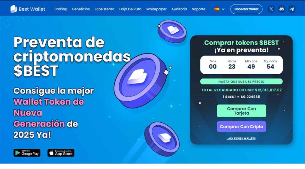 preventa token BEST en Best Wallet