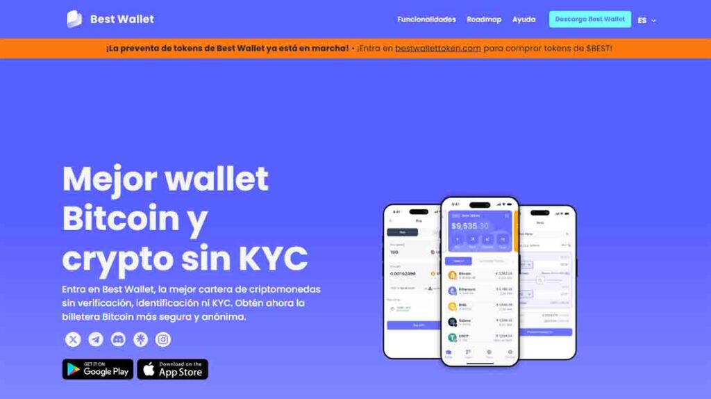 Best Wallet - mejor cartera de criptomonedas de 2025