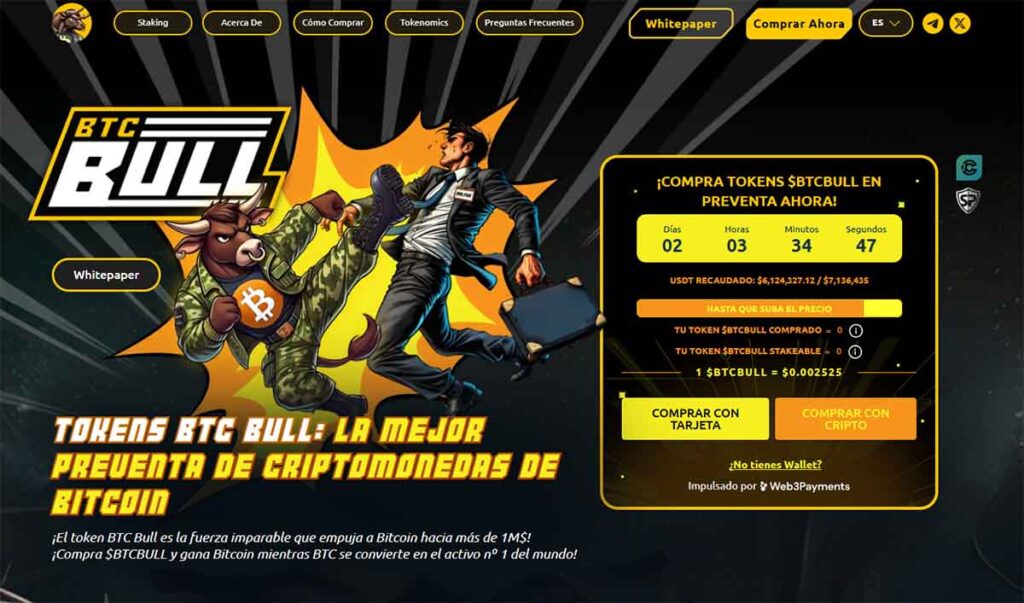 BTC BULL - mejor memecoin para invertir con el nuevo ATH de Bitcoin