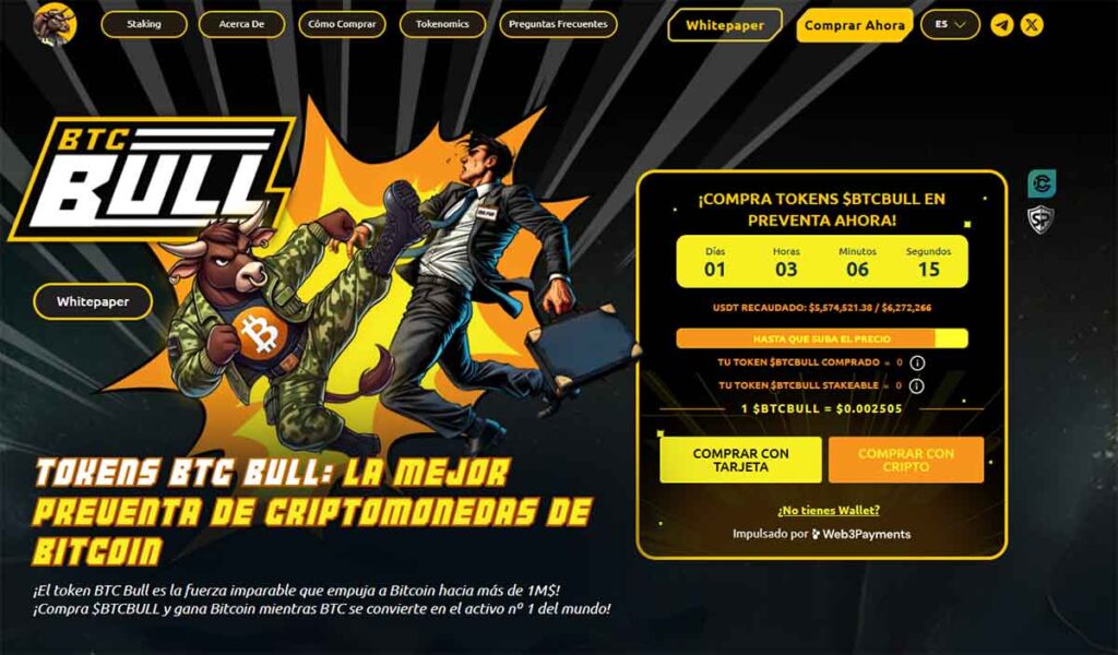 BTC BULL - Una de las mejores nuevas criptomonedas de 2025