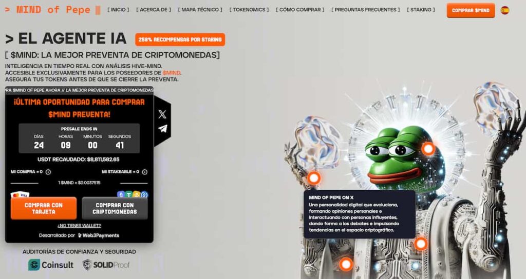 mind of pepe criptomoneda ia