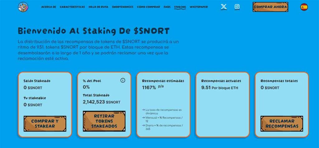 staking SNORT