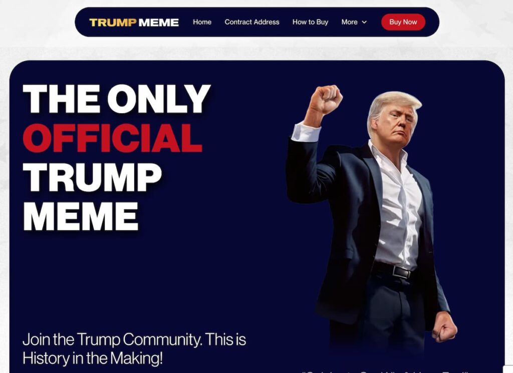 official memecoin trump solana