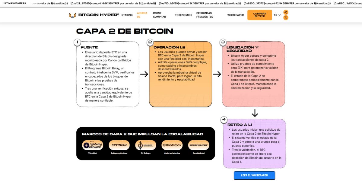 Esquema de funcionamiento de $HYPER, el mejor token para comprar.