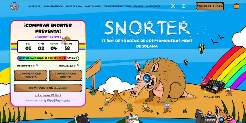 Snorter Token - mejor bot de criptomonedas meme
