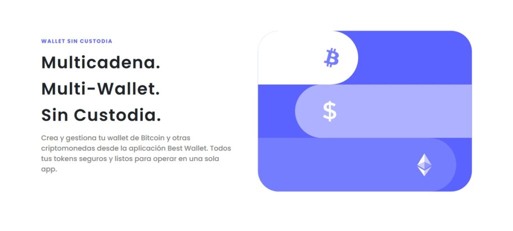Best wallet es compatible con 60 cadenas