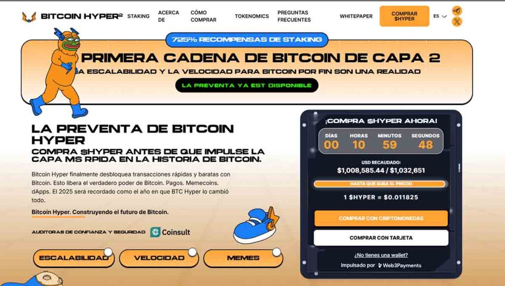 Bitcoin Hyper - mejor criptomoneda en preventa