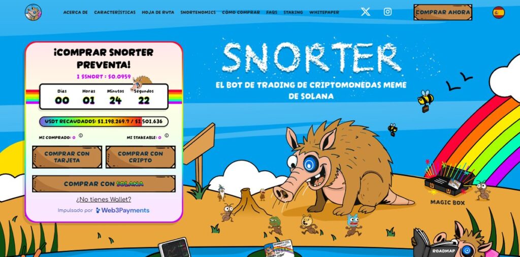 Nueva criptomoneda Snorter Token