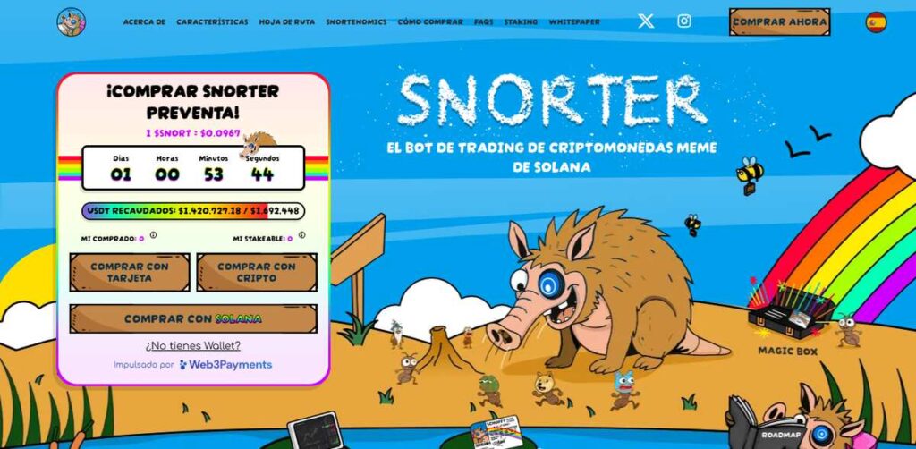 nueva criptomoneda Snorter Token