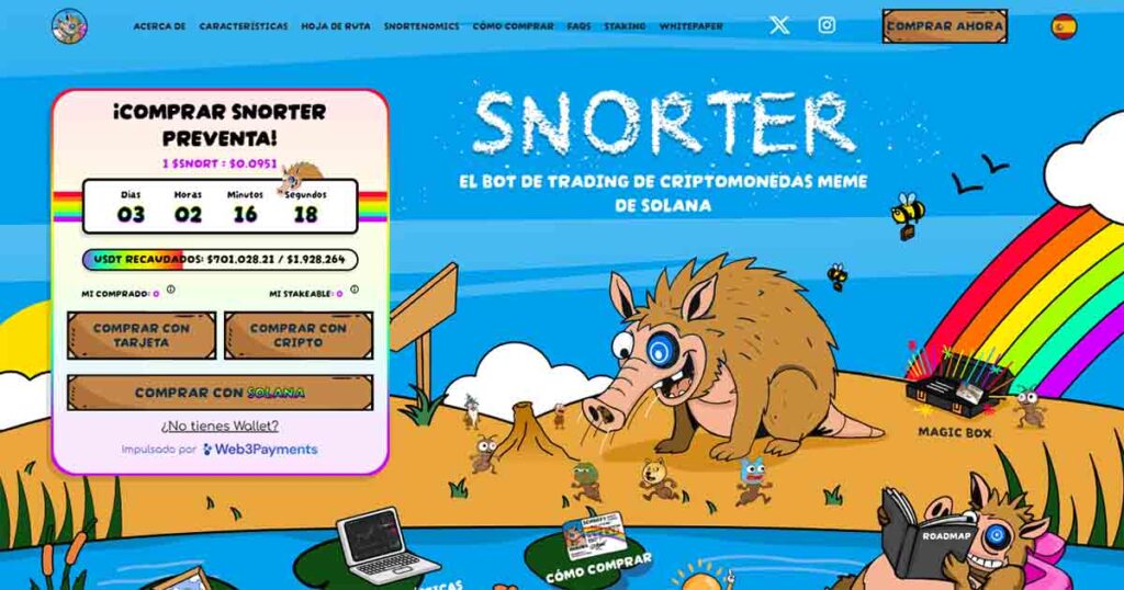 Snorter - mejor bot memecoins Solana