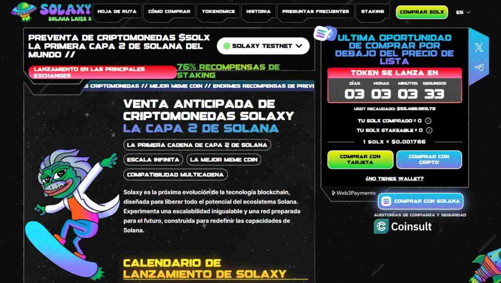 Solaxy - mejores altcoins en preventa