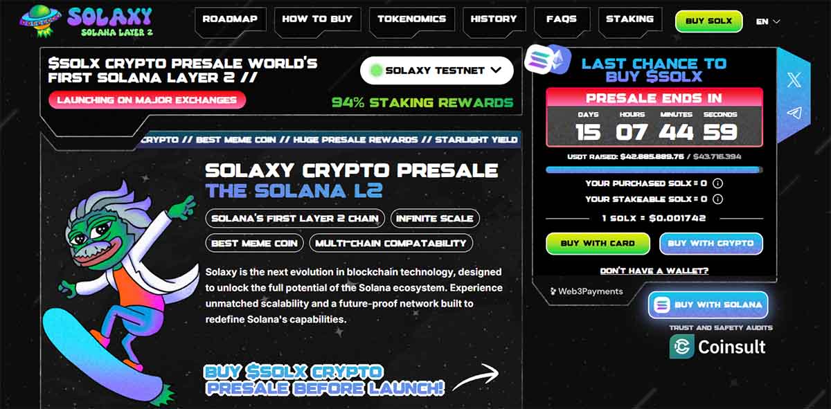 Solaxy - mejores criptos para coinbase
