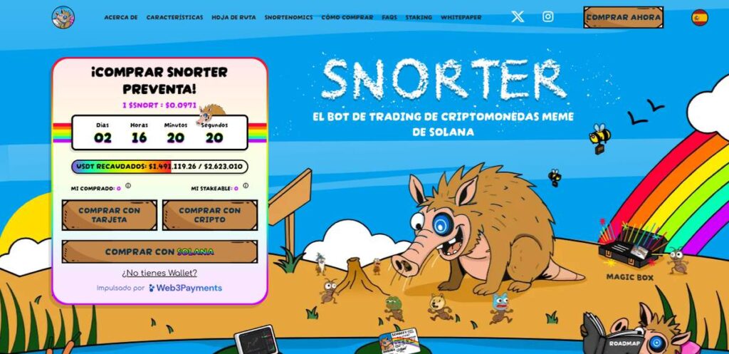 Snorter bot - mejor preventa cripto