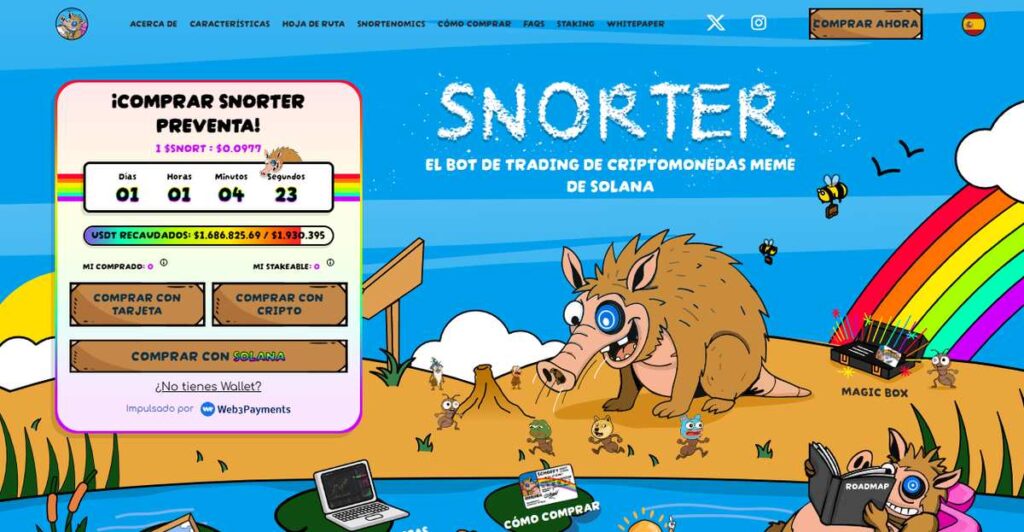 Mejor memecoin - Snorter Token