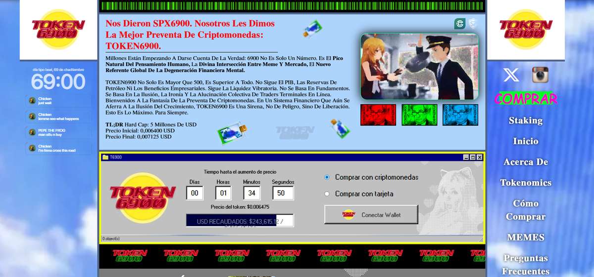 Token6900 - mejor criptomoneda preventa