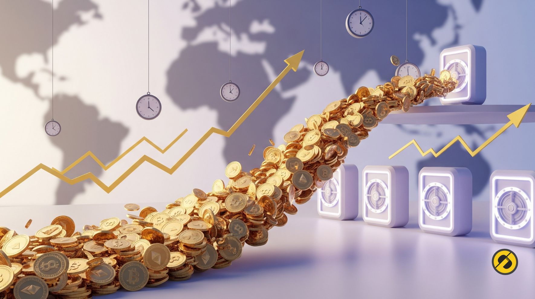 Les fonds crypto explosent : 10 semaines d’afflux massif malgré les tensions mondiales
