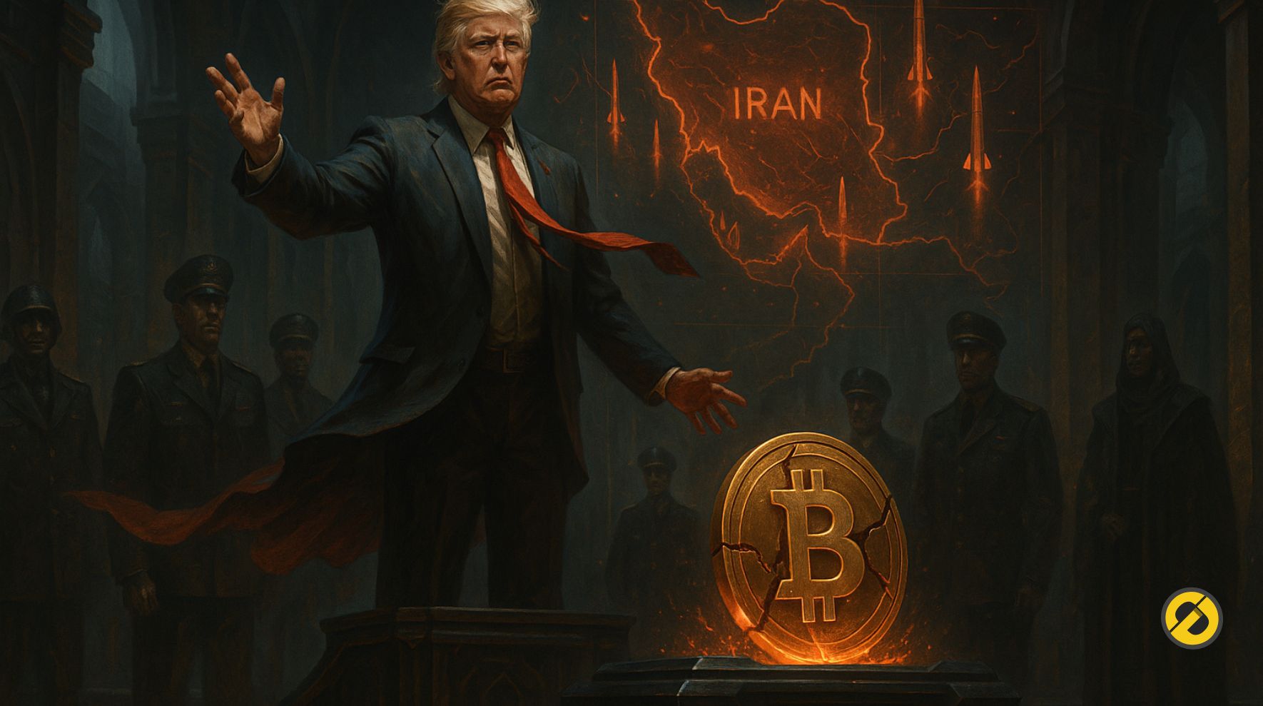 Trump déclare la guerre à l’Iran : Bitcoin sous les 100 000 $